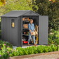 Darwin 6x8ft (1.9m x 2.4m) Garden Shed - Green