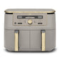 Ninja MAX Dual Zone Digital Air Fryer, 9.5L, Stone Gold DZ400UKSTGD