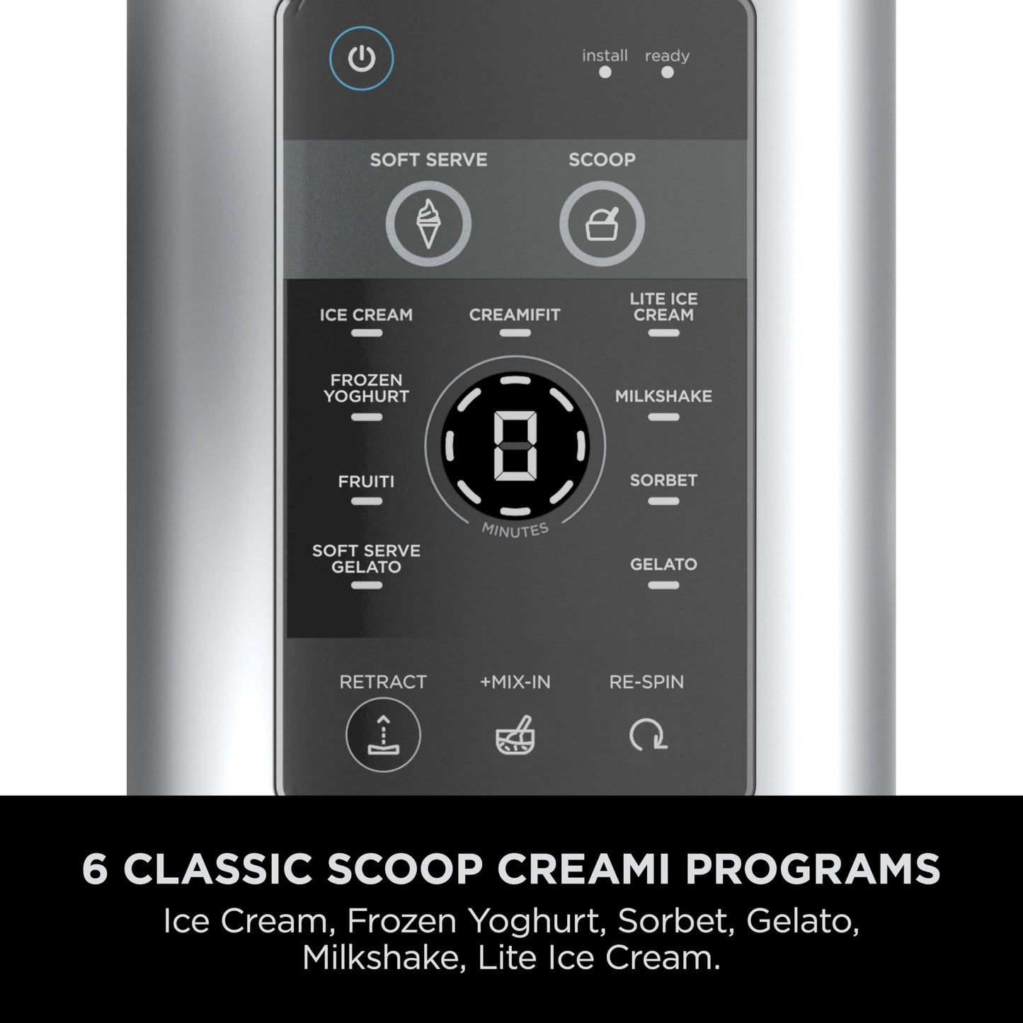 Ninja CREAMi Scoop and Swirl Soft Serve and Ice Cream Maker with 2x Tubs