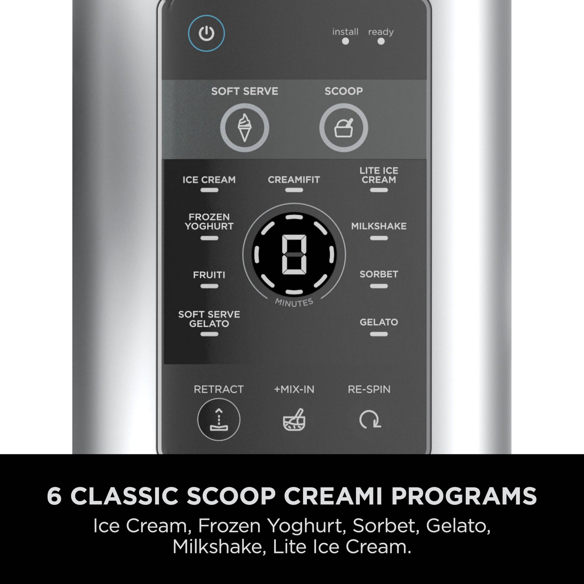 Ninja CREAMi Scoop and Swirl Soft Serve and Ice Cream Maker with 2x Tubs