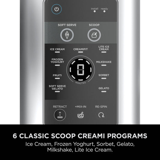Ninja CREAMi Scoop and Swirl Soft Serve and Ice Cream Maker with 2x Tubs