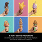 Ninja CREAMi Scoop and Swirl Soft Serve and Ice Cream Maker with 2x Tubs