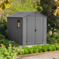 Darwin 6x8ft (1.9m x 2.4m) Garden Shed - Green