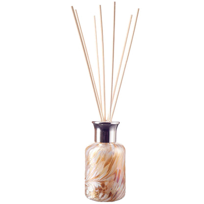 Glass Cylinder Reed Diffuser - Champagne & White